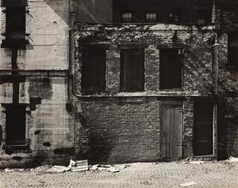 HARRY BOWDEN (1907-1965) Slums * Mechanical Shovel * Business Exterior * Construction site.